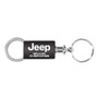 Jeep Grand Cherokee Black Valet Key Fob Authentic Logo Key Chain Key Ring Keytag Lanyard
