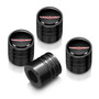 Jeep Trailhawk in Black on Black Aluminum Cylinder-Style Tire Valve Stem Caps