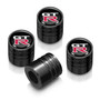 Nissan GT-R in Black on Black Aluminum Cylinder-Style Tire Valve Stem Caps