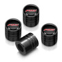 Chevrolet Camaro RS Logo in Black on Black Aluminum Cylinder-Style Tire Valve Stem Caps