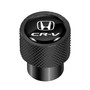 Honda CR-V in Black on Black Aluminum Tire Valve Stem Caps