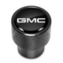 GMC Logo in Black on Black Aluminum Tire Valve Stem Caps