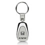 Honda Civic Chrome Metal Tear Drop Auto Key Chain