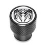 RAM 2019 Logo in White on Black Aluminum Tire Valve Stem Caps