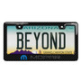 Mopar in Black 3D Real Carbon Fiber ABS Plastic License Plate Frame