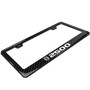 RAM 2500 Logo Black Real 3K Carbon Fiber Finish ABS Plastic License Plate Frame