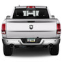 RAM Power Wagon in Black 3D Real Carbon Fiber ABS Plastic License Plate Frame