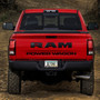 RAM Real Carbon Fiber Nameplate Chrome Stainless Steel License Plate Frame