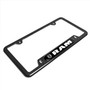 RAM Black Insert Black Stainless Steel License Plate Frame
