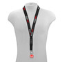 Honda Civic Type-R Black Nylon Lanyard with Red H Logo Key Charm