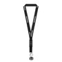 Honda Black Nylon Lanyard with Black H Logo Key Charm