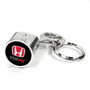 Honda Civic Type-R Red Logo Chrome Finish Engine Piston and Rod Metal Key Chain