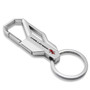 Dodge Challenger R/T Silver Carabiner-style Snap Hook Metal Key Chain