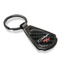 Dodge Challenger R/T Classic Real Carbon Fiber Gunmetal Black Teardrop Key Chain