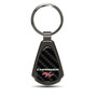 Dodge Charger R/T Real Carbon Fiber Gunmetal Black Metal Teardrop Key Chain