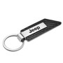 Jeep Carbon Fiber Texture Black PU Leather Strap Key Chain