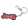 Jeep in Red Custom Laser Cut with UV Full-Color Printing Acrylic Charm Key Chain