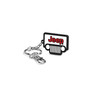 Jeep Grill in Red Custom Laser Cut Full-Color Printing Acrylic Charm Key Chain