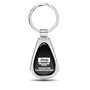 Jeep Grand Cherokee Black Dome Chrome Metal Teardrop Key Chain