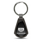 Jeep Cherokee Black Dome Dark Gunmetal Metal Teardrop Key Chain