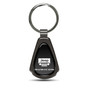 Jeep Rubicon Wrangler Black Dome Dark Gunmetal Metal Teardrop Key Chain