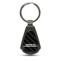 Dodge Grand-Caravan Real Carbon Fiber Gunmetal Black Metal Teardrop Key Chain
