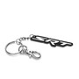 SRT Logo Custom Laser Cut with UV Full-Color Printing Acrylic Charm Key Chain