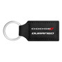 Dodge Durango Rectangular Black Leatherette Key Chain