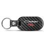 Dodge Challenger R/T Classic 100% Real Black Carbon Fiber Tag Style Key Chain