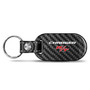 Dodge Charger R/T 100% Real Black Carbon Fiber Tag Style Key Chain