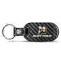 Dodge Scat-Pack 100% Real Black Carbon Fiber Tag Style Key Chain