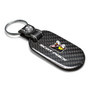 Dodge Scat-Pack 100% Real Black Carbon Fiber Tag Style Key Chain