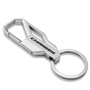 Dodge Charger Silver Carabiner-style Snap Hook Metal Key Chain