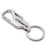 Dodge Charger R/T Classic Silver Carabiner-style Snap Hook Metal Key Chain