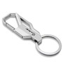 Dodge SRT Hellcat Challenger Silver Carabiner-style Snap Hook Metal Key Chain