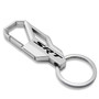 SRT Logo Silver Carabiner-style Snap Hook Metal Key Chain Dodge Jeep Chrysler