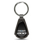 Chrysler 200 Black Dome Dark Gunmetal Metal Teardrop Key Chain