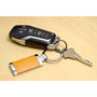 Honda Civic Type-R Laser Engraved Maple Wood Chrome Metal Trim Key Chain
