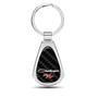 Dodge Challenger R/T Classic Real Carbon Fiber Chrome Metal Teardrop Key Chain