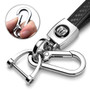 RAM 2019 New in Black Real Black Carbon Fiber Loop-Strap Chrome Hook Key Chain