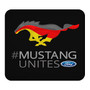 Ford Mustang Unites German Flag Graphic PC Mouse Pad for Gaming and Office
