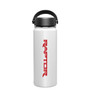 Ford F-150 Raptor in Red 18 oz Dual-Wall Insulated White Stainless Steel Travel Tumbler Mug Water Bottle