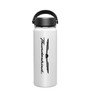 Ford Thunderbird 18 oz Dual-Wall Insulated White Stainless Steel Travel Tumbler Mug Water Bottle