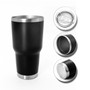 Ford F-150 30 oz Dual-Wall Vaccum Sealed Black Stainless Steel Travel Tumbler Mug