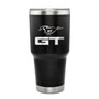 Ford Mustang GT 30 oz Dual-Wall Vaccum Sealed Black Stainless Steel Travel Tumbler Mug