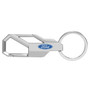 Ford Logo Silver Carabiner-style Snap Hook Metal Key Chain