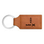 Lincoln Rectangular Brown Leather Key Chain - MKX