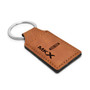 Lincoln Rectangular Brown Leather Key Chain - MKX
