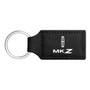 Lincoln MKZ Rectangular Black Leatherette Key Chain