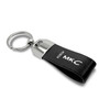 iPick Image - Large Genuine Black Leather Loop Strap Key Chain - Lincoln MKC